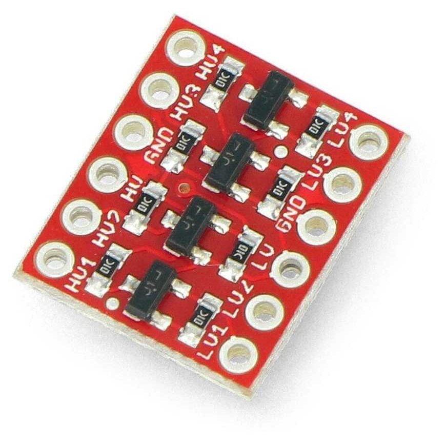 Двухканальный логический уровень преобразователь 4 канала, SparkFun BOB-12009