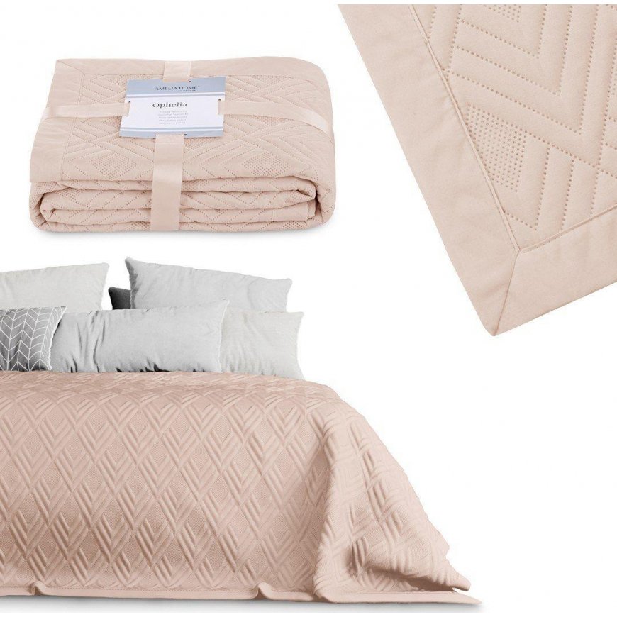 AmeliaHome LOVAS / AH / OPHELIA / POWDER Rožinis / 170x270