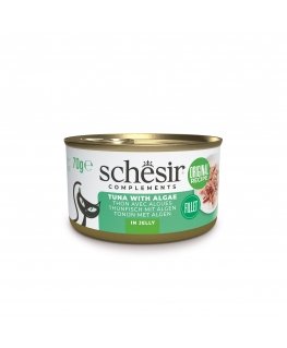 SCHESIR Complements Tuna with algae in jelly - wet cat food - 70g