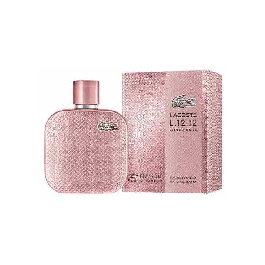 Lacoste L.12.12 Sudraba Rozā