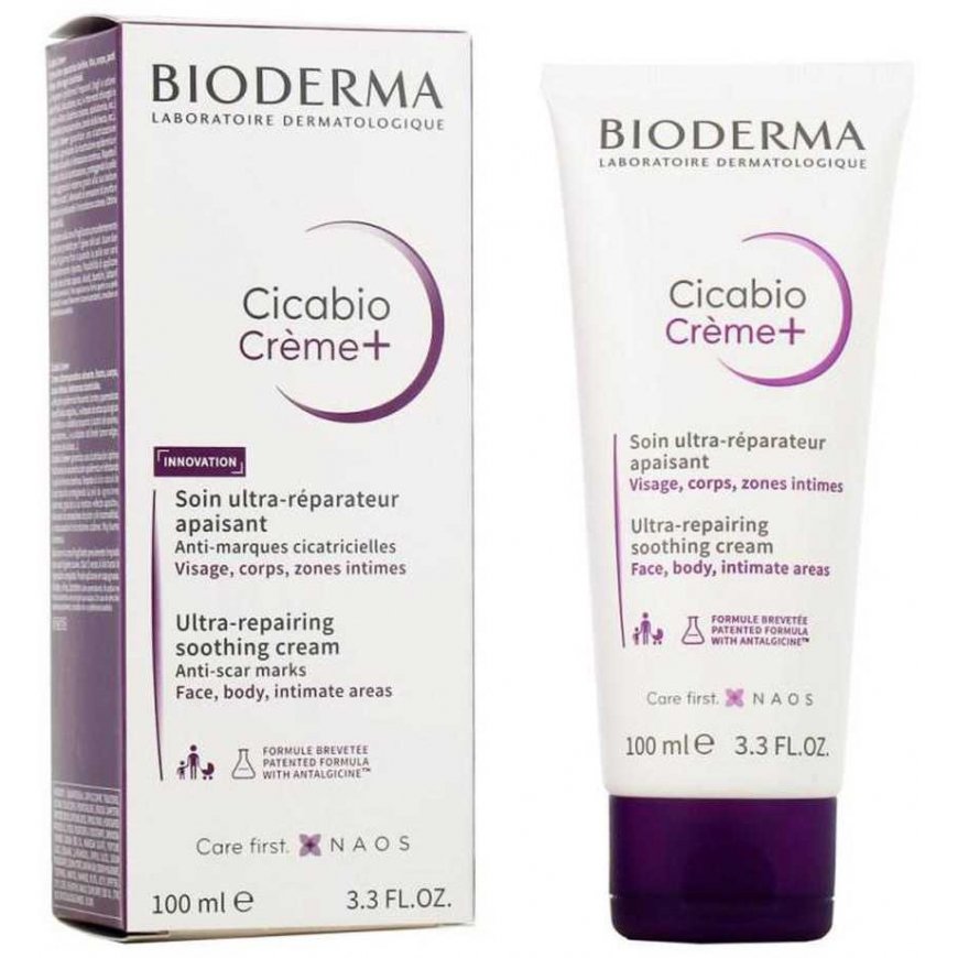 Bioderma Cicabio Kremas Drėkinantis Atkuriantis, 100 ml