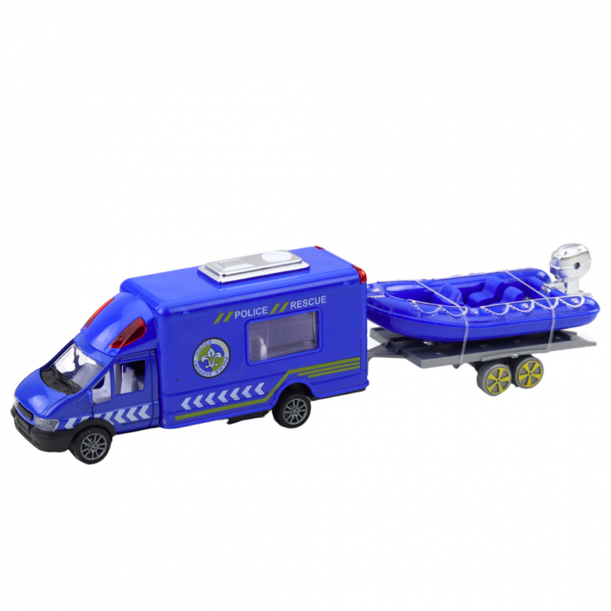 Lean Toys Police Rescue Vehicle Set – 2
