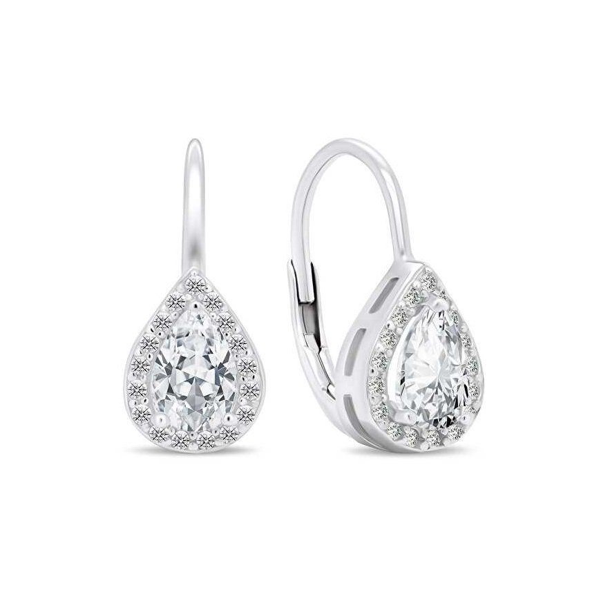 Brilio Silver Brilio Silver Charming silver earrings with clear zirconia EA408W