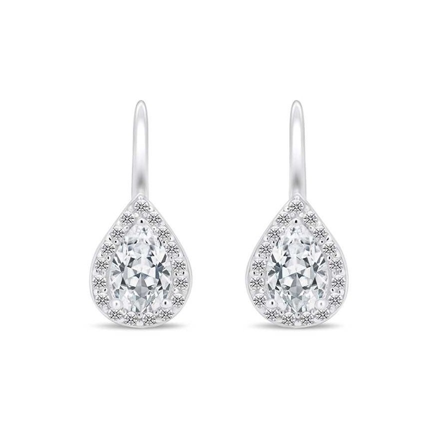 Brilio Silver Brilio Silver Charming silver earrings with clear zirconia EA408W – 2