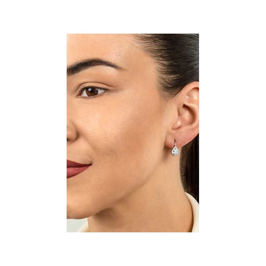 Brilio Silver Brilio Silver Charming silver earrings with clear zirconia EA408W – 4