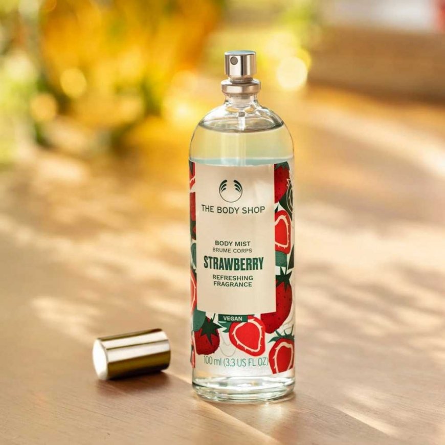 The Body Shop braškių kūno dulksna, 100 ml – 2