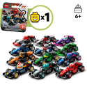 LEGO Minifigūrų F1 kolekcionuojami automobiliai
