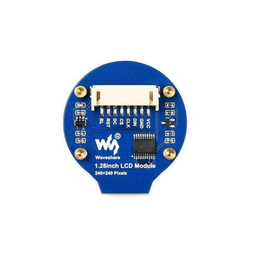 General LCD IPS display 1.28" 240x240px, designed for Raspberry Pi and Arduino, round, Waveshare 19192 – 4
