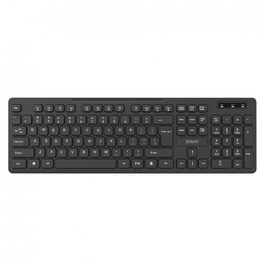 Savio KB-02 tastatūra Mājas/Biroja USB QWERTY