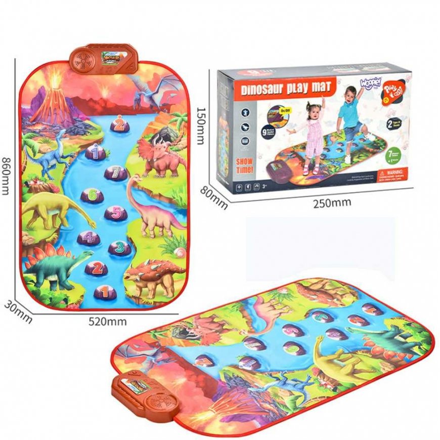 WOOPIE Large Musical Mat Piano XL Dinosaurs Interactive – 5