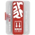 Dēklis MagSafe kabatiņa Skinarma Mirage Phaze Wallet Magnētiskā Grip Stends sarkanā krāsā