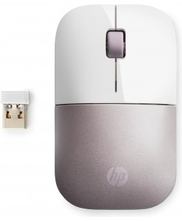 HP Беспроводная мышь Z3700 (белая/розовая)