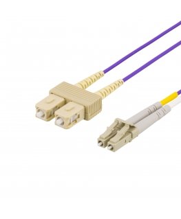 Deltaco LCSC-702 InfiniBand ja kiudoptilised kaablid 2 m 2x LC 2x SC Violetne