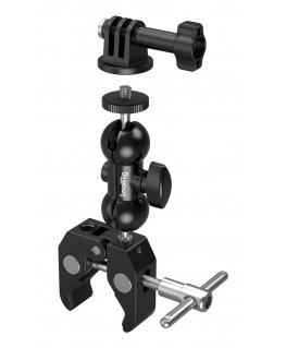 SmallRig 1138B trijkāja galviņa Melns Alumīnijs, Nerūsējošs tērauds 1/4, 3/8" Lode (forma)