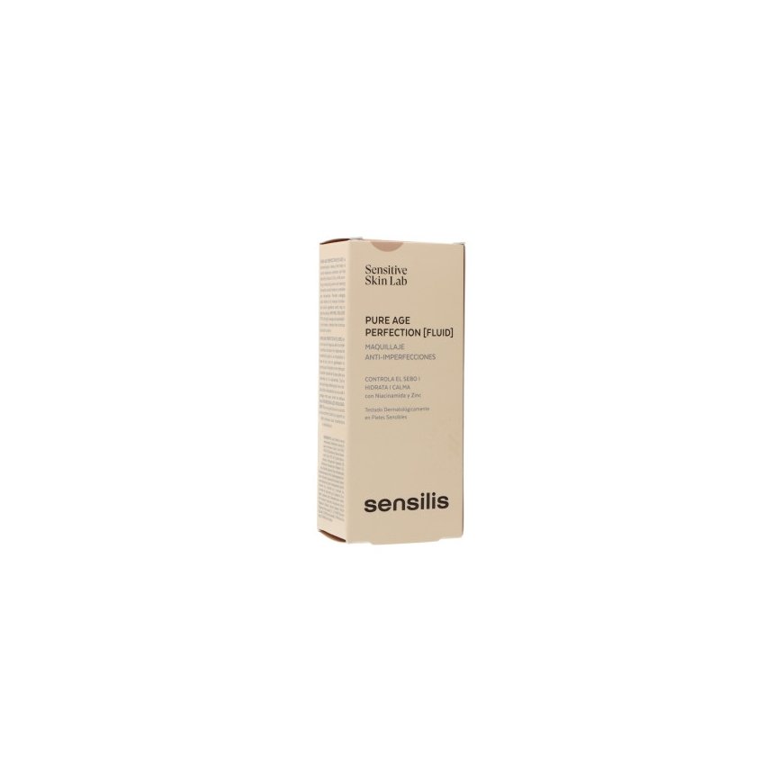 Sensilis PURE AGE PERFECTION makiažas anti-netobulumams 01-beige 30 ml – 2