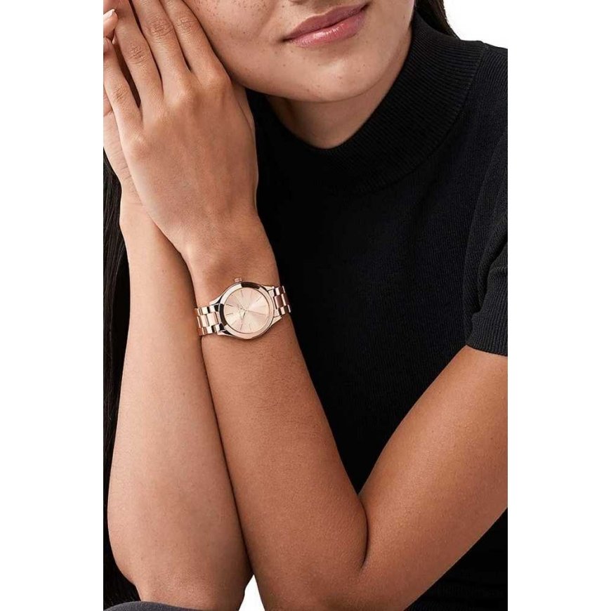 Moteriškas pulkstenis MICHAEL KORS MK3205 - MINI SLIM RUNWAY (zm522b) – 4
