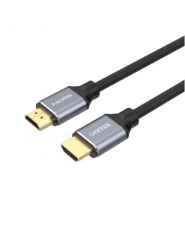 UNITEK C138W HDMI-kaapeli 2 m HDMI-tyyppi A (vakio) musta, Harmaa