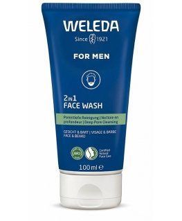 Weleda 6959X9 Näopuhastusvahend Puhastusgeel Mehed 100 ml
