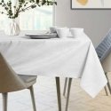 Vesta white pressed modern tablecloth 100x100 AmeliaHome Vesta white pressed modern tablecloth 100x100 AmeliaHome