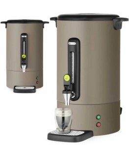 Hendi Coffee brewing machine with tap, drip collection tray, 14 l, 1750 W - gray-brown