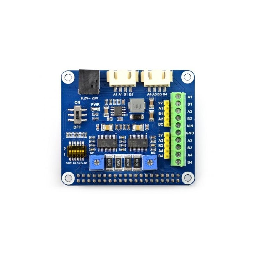 Stepper motor controller 28V/2.5A Raspberry Pi Waveshare 15669 dual channel – 3
