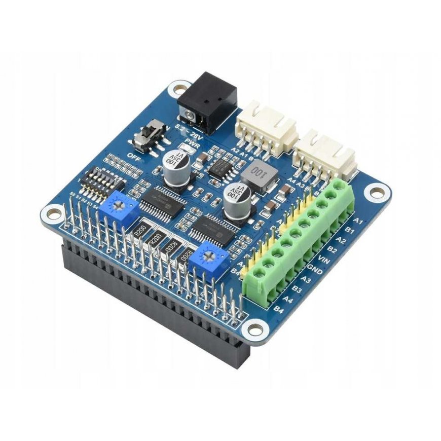 Stepper motor controller 28V/2.5A Raspberry Pi Waveshare 15669 dual channel – 4