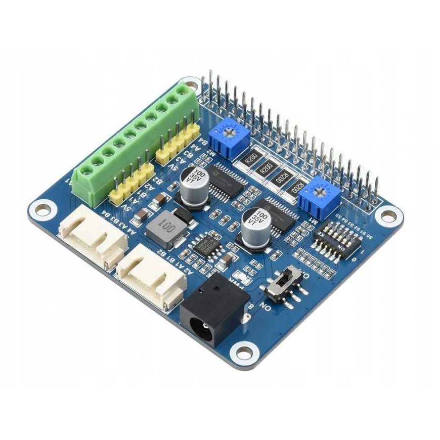 Stepper motor controller 28V/2.5A Raspberry Pi Waveshare 15669 dual channel – 5