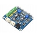 Контроллер шагового двигателя 28V/2.5A Raspberry Pi Waveshare 15669 с двумя каналами Контроллер шагового двигателя 28V/2.5A Raspberry Pi Waveshare 15669 с двумя каналами