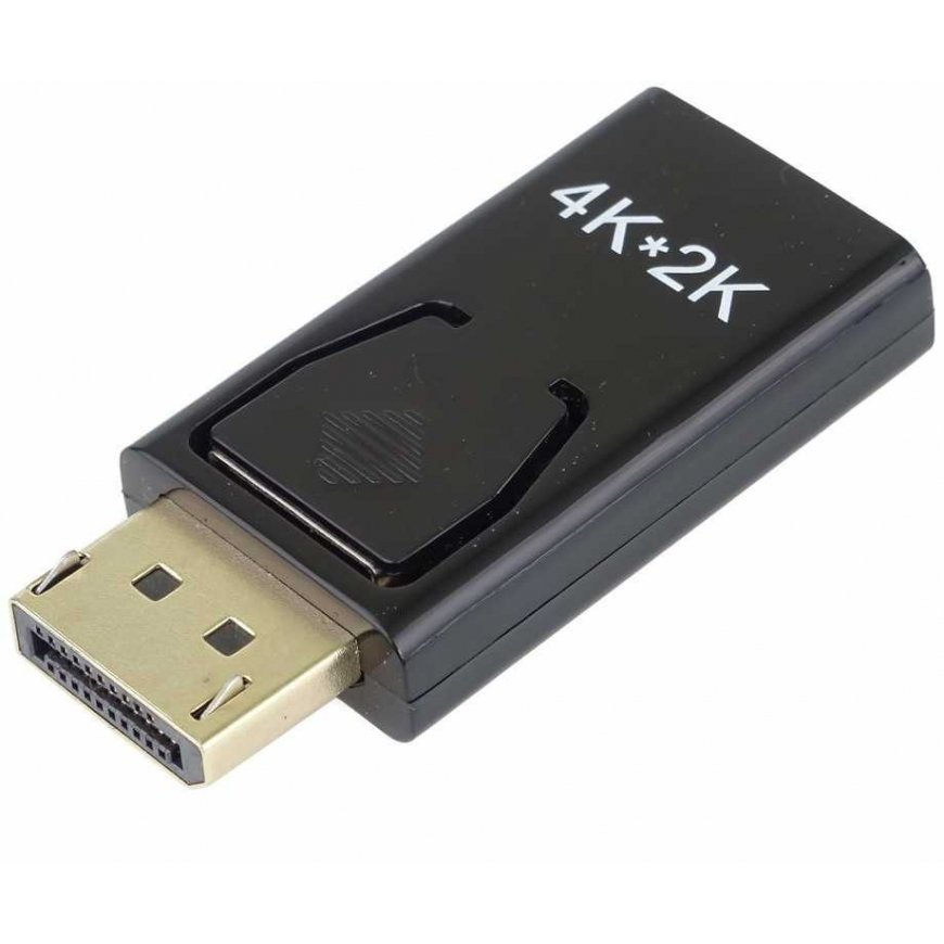 PremiumCord DisplayPort - HDMI Adapter, 4K@30Hz Male/Female, Gold-Plated Connectors