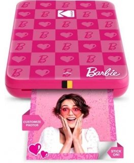 Barbie x Kodak STEP Slim Hetkikuvien mobiilitulostin Värillinen ZINK 2x3'' 1ppm, BT, Vaaleanpunainen