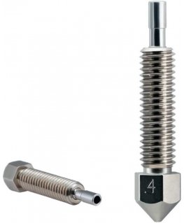 Micro Swissin kuparipinnoitettu kulutuskestävä suutin FlowTech Hotendille, 0.60mm