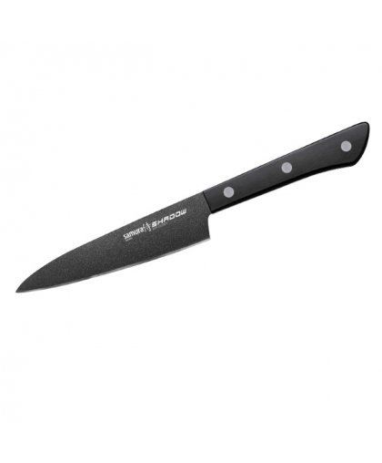 Samura SHADOW Universāls virtuves Anti-slip nazis ar Melnu pārklājumu 4.7"/120mm no AUS 8 Japāņu tērauda 59 HRC – 2