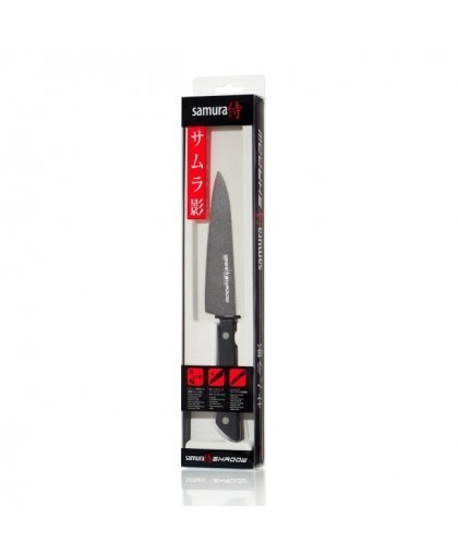 Samura SHADOW Universal knife with black non-stick coating 4.7"/120mm from AUS 8 Japanese steel 59 HRC – 8