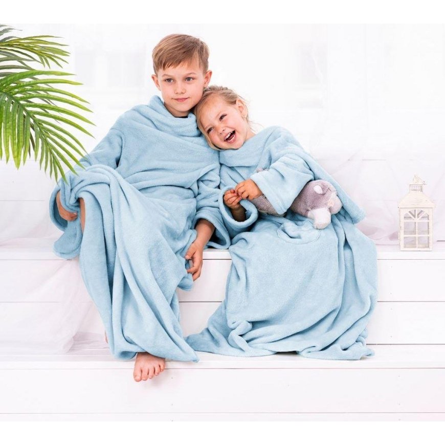 DecoKing BLA/LAZYKIDS/ДЕТСКИЙГОЛУБОЙ/90x105