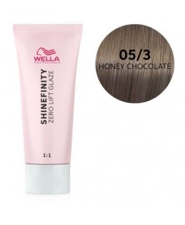 Wella Shinefinity Zero Lift Glaze matu krāsa 60ml - 05/3 | Medus šokolāde