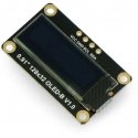Vienspalvis OLED grafinis ekranas 0.91" 128 x 32 px I2C, DFRobot DFR0648 Vienspalvis OLED grafinis ekranas 0.91" 128 x 32 px I2C, DFRobot DFR0648