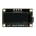 Yksivärinen OLED-graafinen näyttö 0,91" 128 x 32 px I2C, DFRobot DFR0648 Yksivärinen OLED-graafinen näyttö 0,91" 128 x 32 px I2C, DFRobot DFR0648