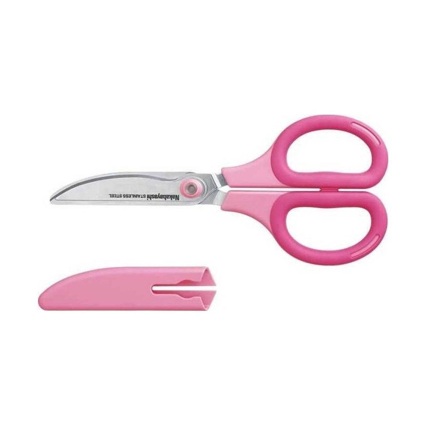 Scissors with insert 'SAKUtto Cut Standard', pink NH-HS175P