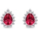Brilio Silver Brilio Silver stunning silver jewelry set with zirconia SET226WR (earrings, pendant)