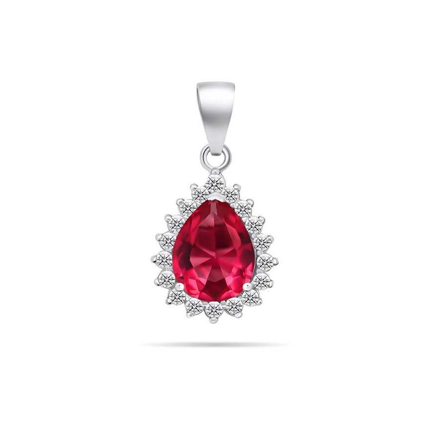 Brilio Silver Brilio Silver stunning silver jewelry set with zirconia SET226WR (earrings, pendant) – 3