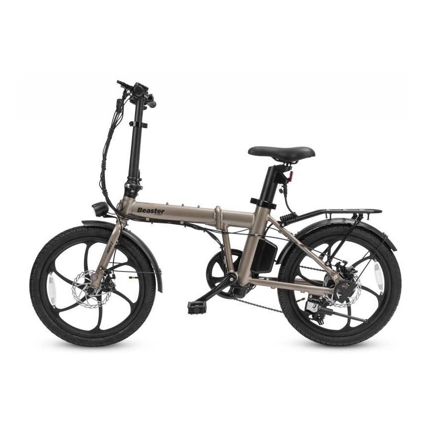 Электрический велосипед Beaster Scooter Beaster BSHERO1G, 250 Вт, 36 В, 10,5 Ач литиевая батарея LG, складной