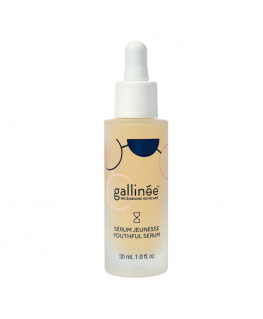 Gallinee, Mikrobioma ādas kopšana, Prebiotikas un probiotikas un postbiotikas, Pret novecošanu, Serums, Sejai, 30 ml
