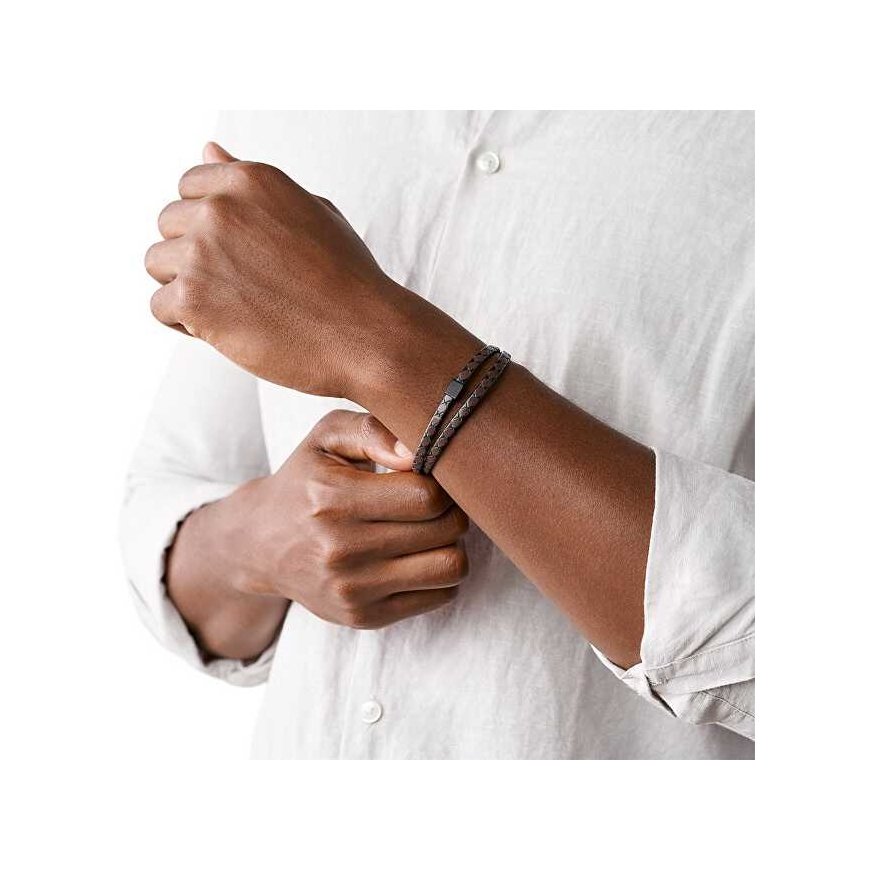 Skagen Double leather bracelet for men Hulsten SKJM0185998 – 3