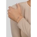 Brilio Silver Minimalistlik hõbedane käevõru Must Süda BRC30WBC Brilio Silver Minimalistlik hõbedane käevõru Must Süda BRC30WBC
