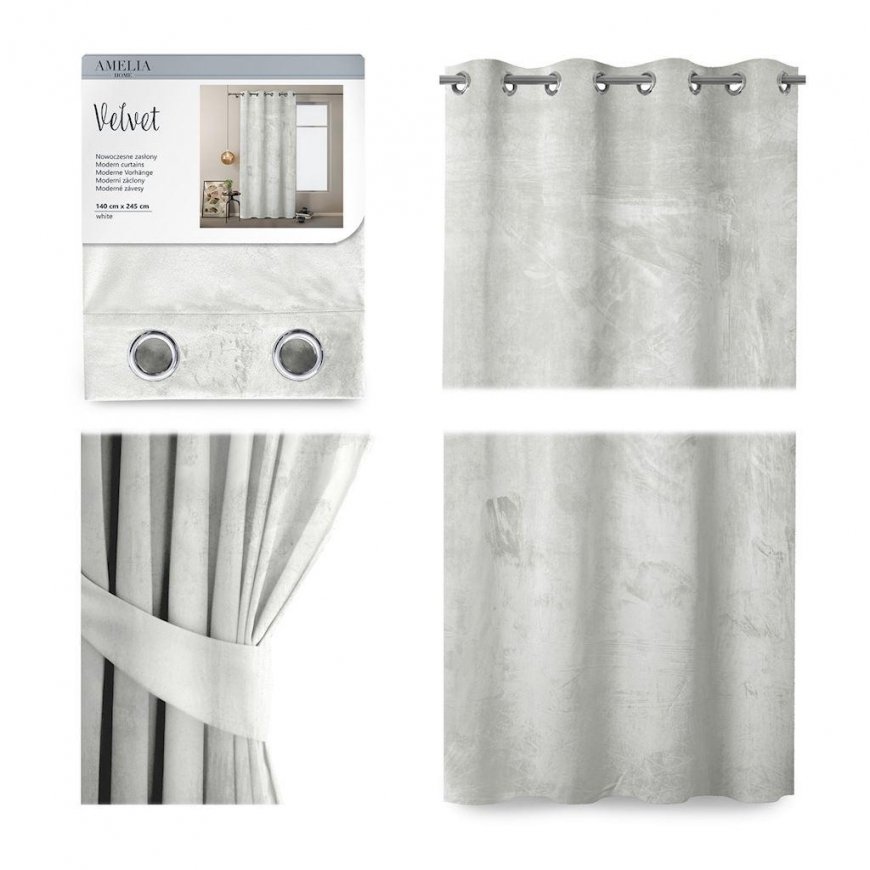 AmeliaHome Naktīte ar gredzeniem AmeliaHome VELVET