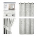 Night curtain with rings AmeliaHome VELVET 140X245 cm, 1 pc., color: white Night curtain with rings AmeliaHome VELVET 140X245 cm, 1 pc., color: white