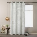 Ночная штора с кольцами AmeliaHome VELVET 140X245 см, 1 шт., цвет: белый