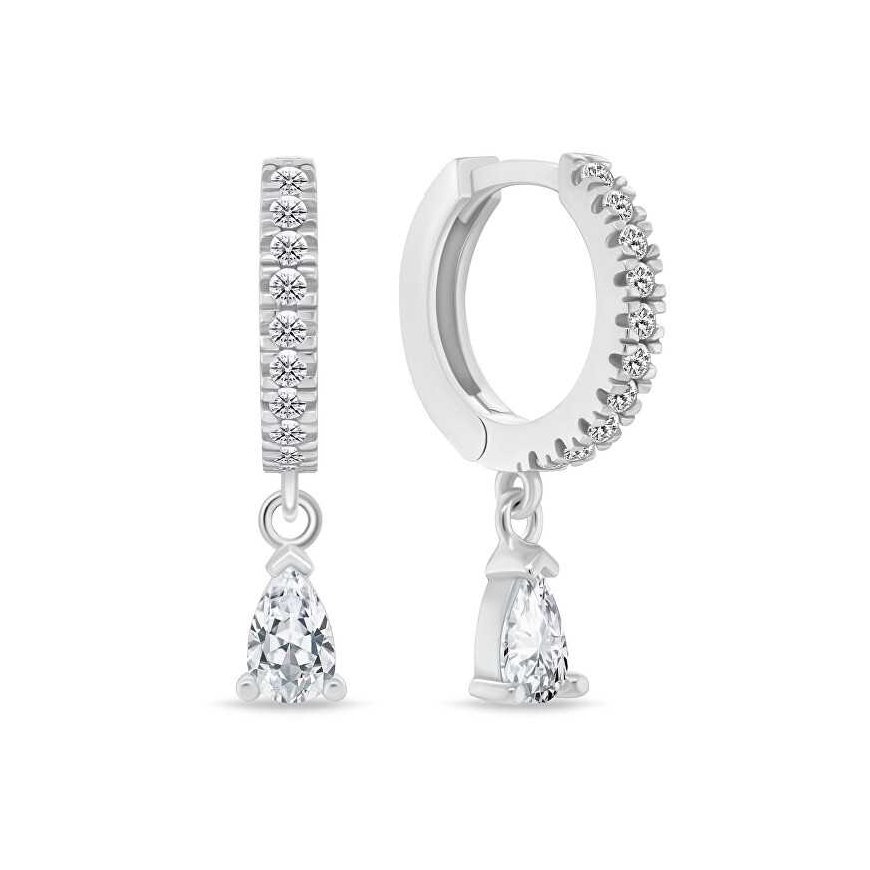 Brilio Silver Silver Ring Earrings with Cubic Zirconia EA1171W