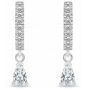 Brilio Silver Silver Ring Earrings with Cubic Zirconia EA1171W