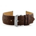 Pacific W06 leather watch strap - dark brown - 24mm Pacific W06 leather watch strap - dark brown - 24mm